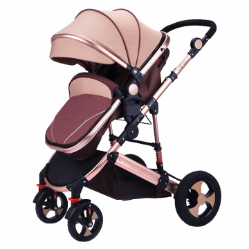 3 IN1 Cadre en alliage Baby Baby With en1888 / Hot Selling High View Baby Pram